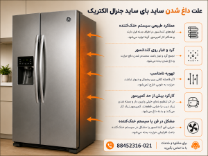 رفع علت داغ شدن ساید بای ساید جنرال الکتریک در نوین ریپیر