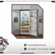 علت یخ زدن مواد غذایی در یخچال ساید جنرال الکتریک