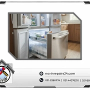 علت یخ زدن زیر کشو فریزر ساید جنرال الکتریک