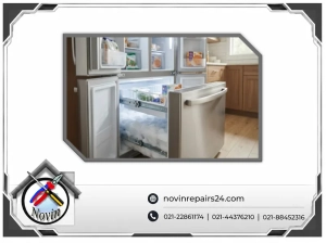 علت یخ زدن زیر کشو فریزر ساید جنرال الکتریک